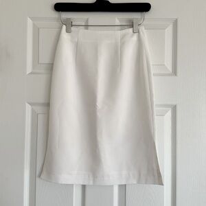 Vintage White A Line Skirt